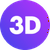 Chat3D.ai logo