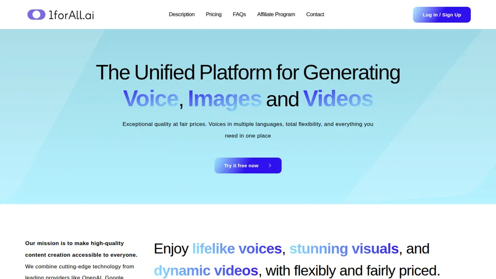 1forall.ai AI tool screenshot