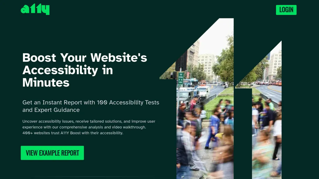 A11YBoost website