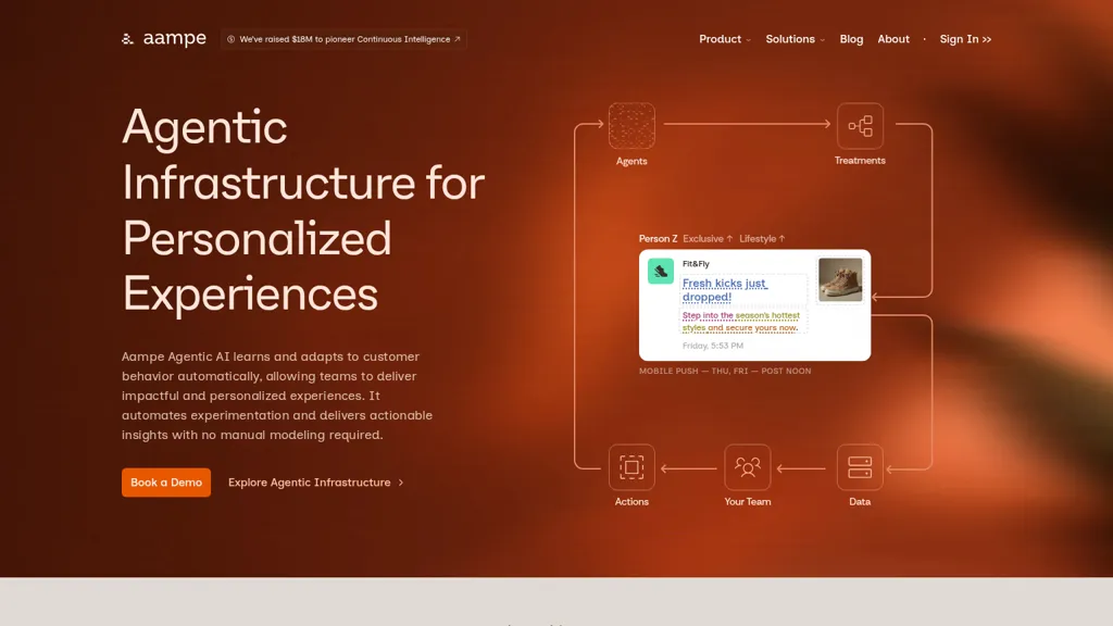 Aampe AI tool screenshot