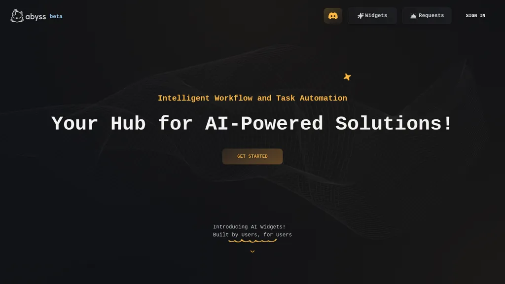 Abyss AI tool screenshot
