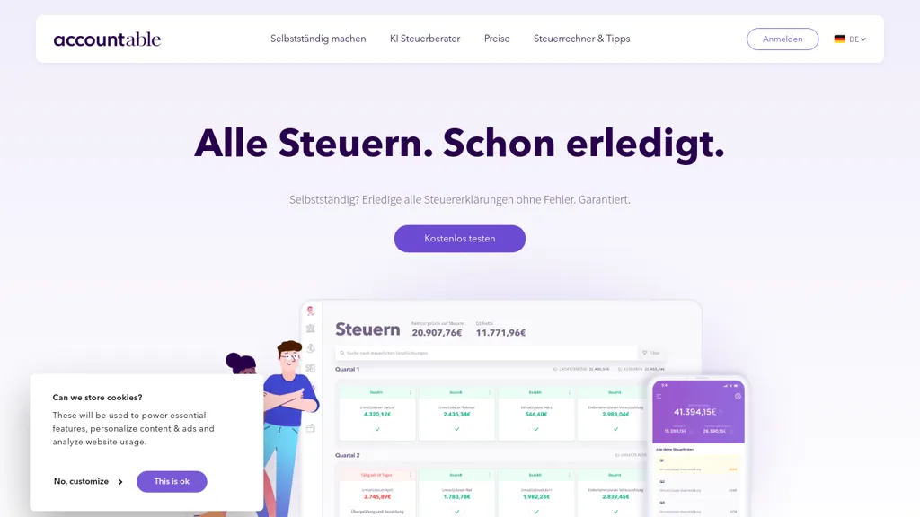 accountable.de website