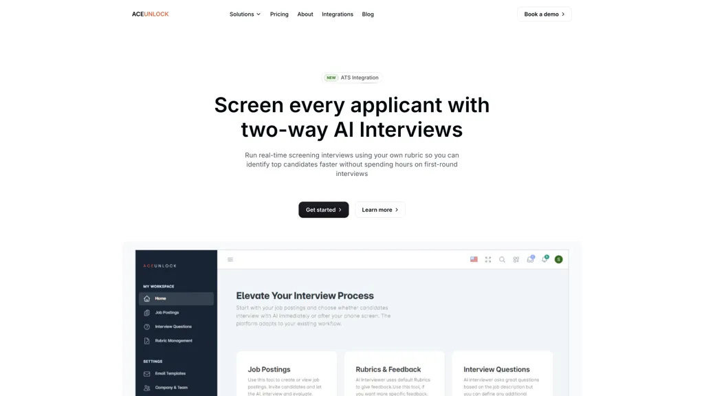 AceUnlock AI AI tool screenshot