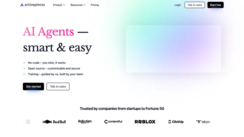 Activepieces AI tool screenshot