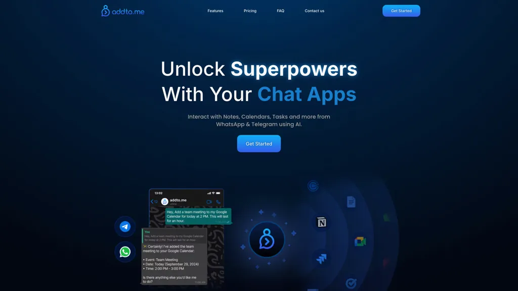 addto.me AI tool screenshot
