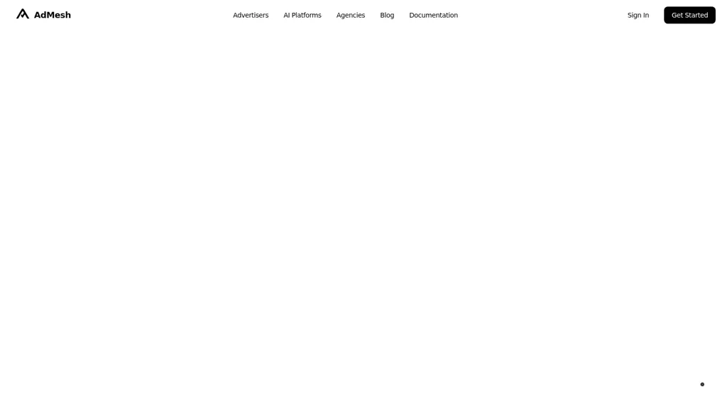 AdMesh AI tool screenshot