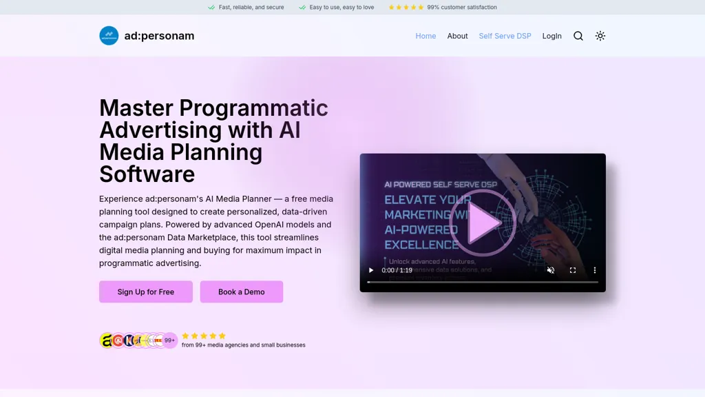 adpersonam Media Planner website