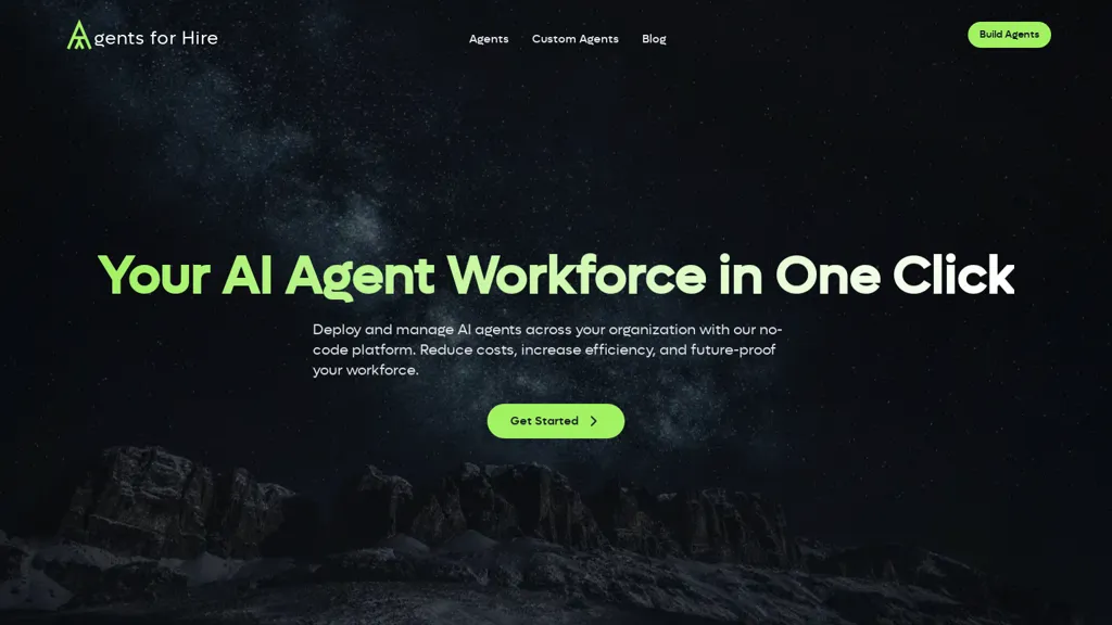 AgentsForHire.ai website
