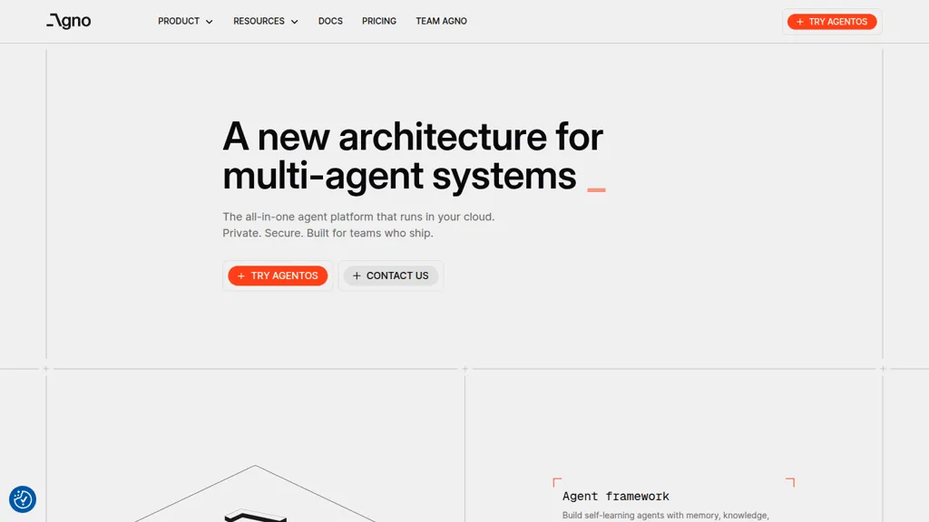 Agno AI tool screenshot