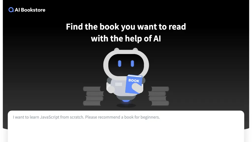 AI Bookstore website