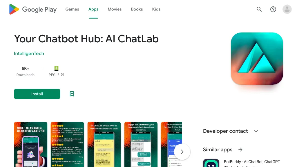 AI ChatLab website