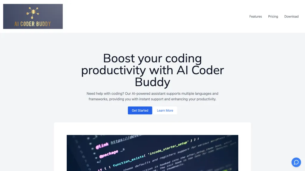 AI Coder Buddy website