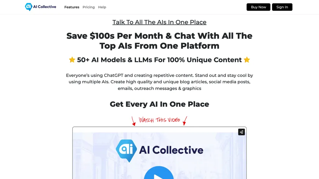 AI Collective website