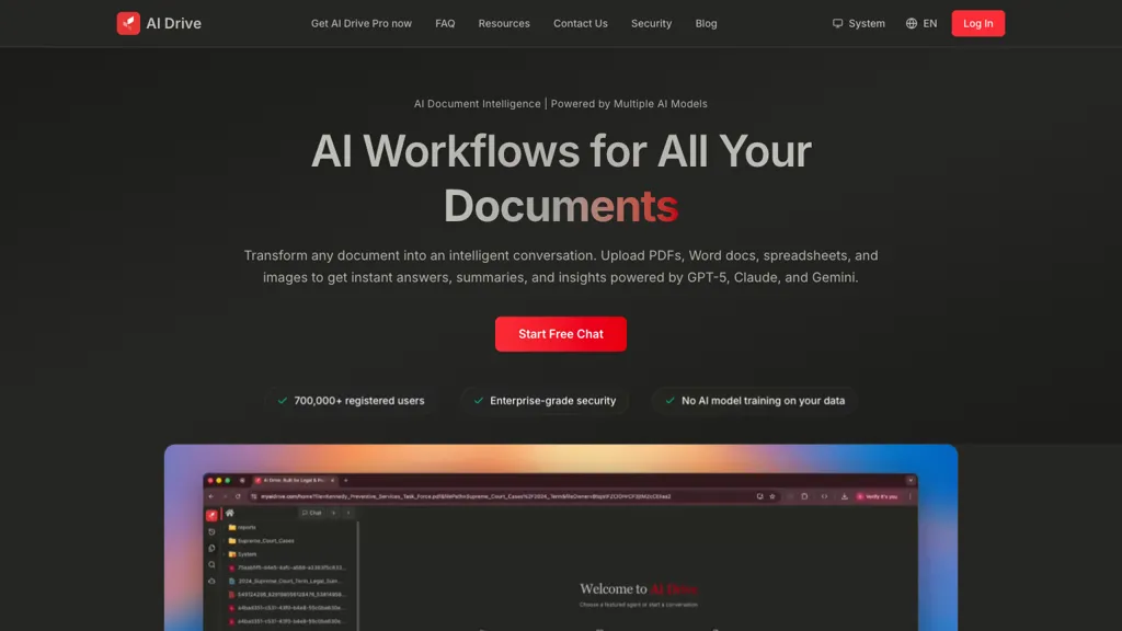 AI Drive AI tool screenshot