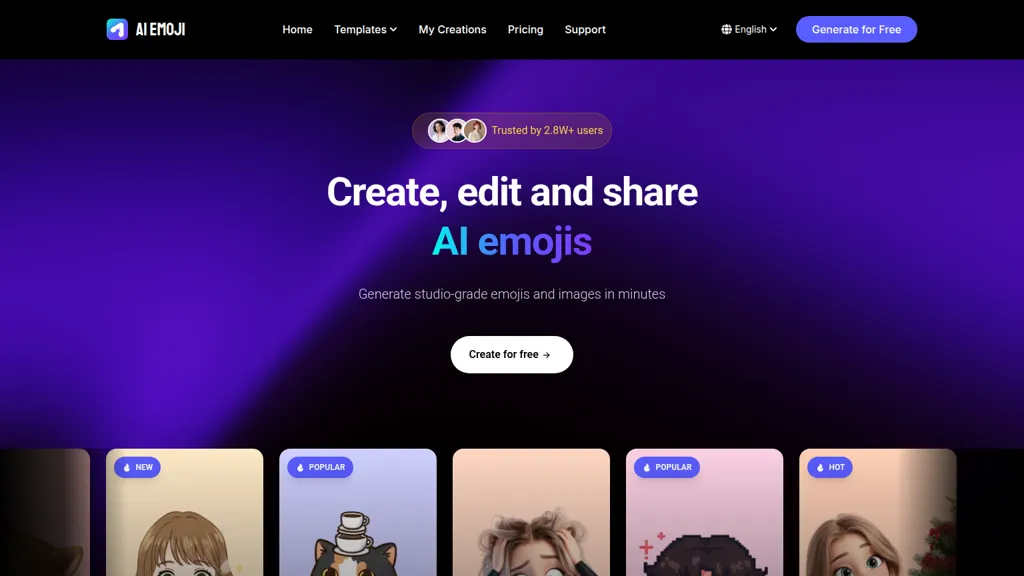 AI Emoji AI tool screenshot