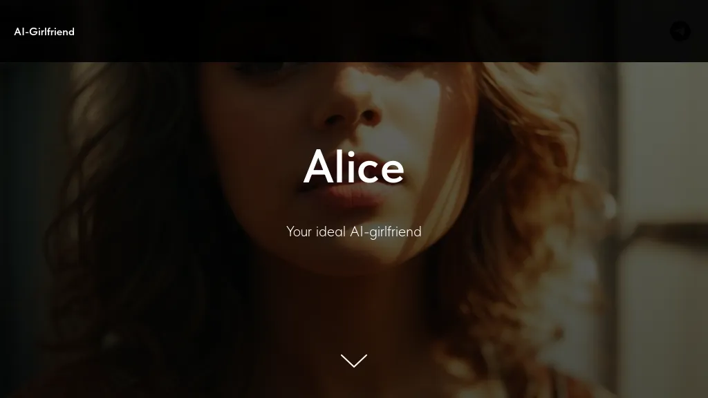 AI Girlfriend Alice website