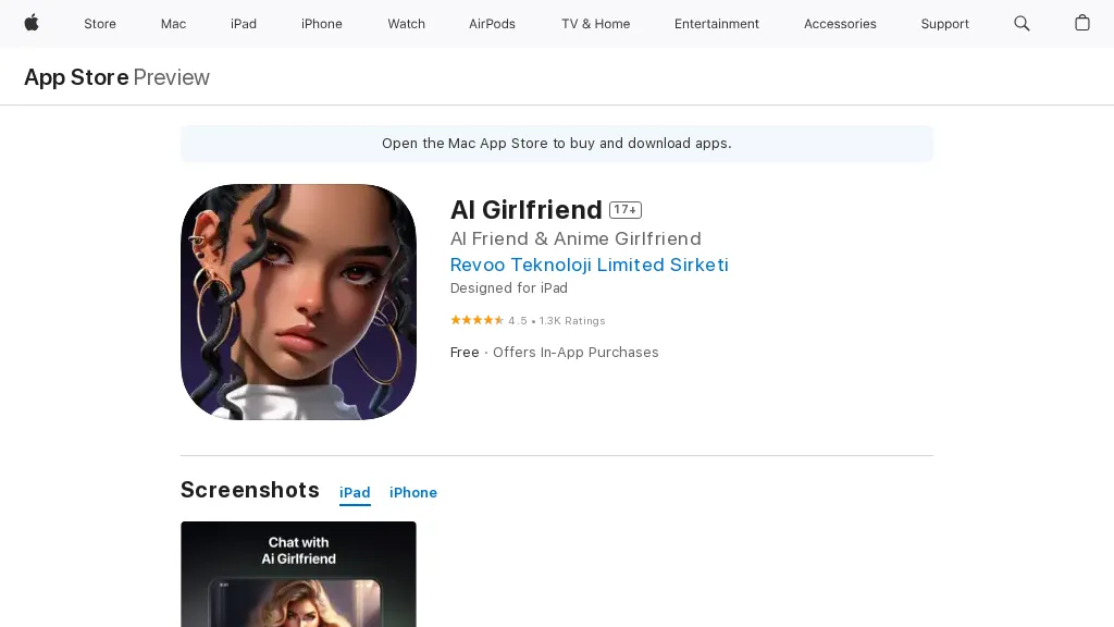 AI Girlfriend website