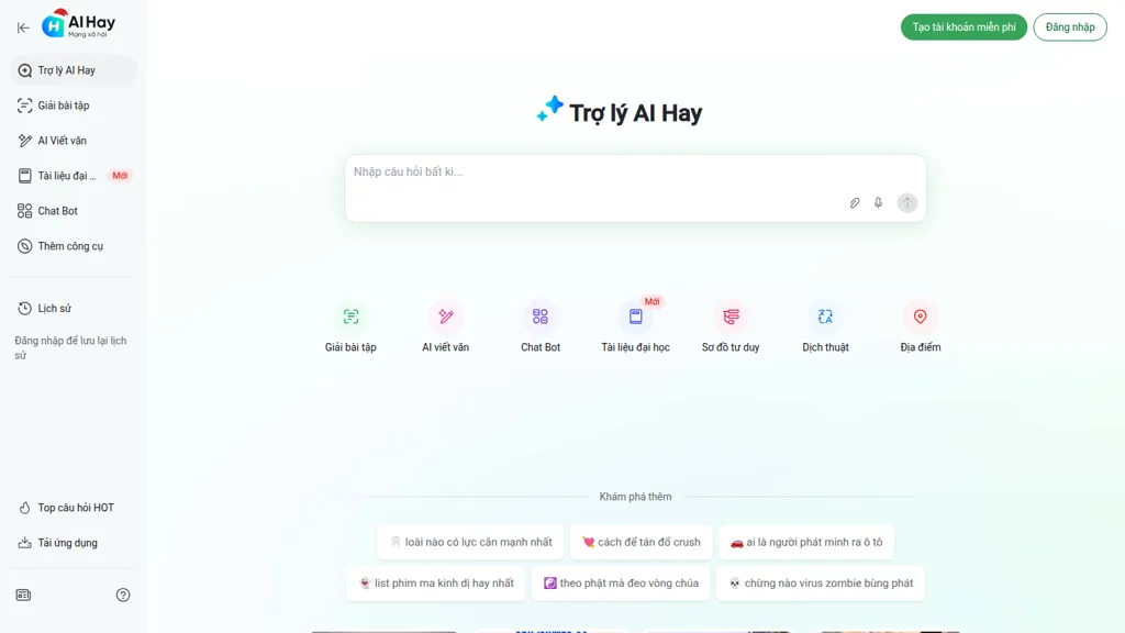 AI Hay AI tool screenshot