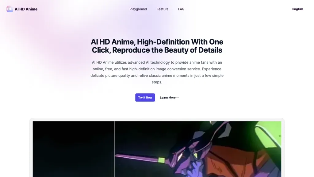 AI HD Anime website