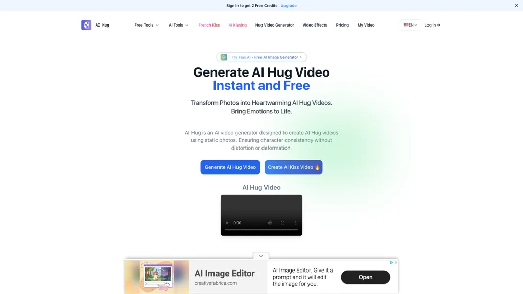 AI Hug AI tool screenshot