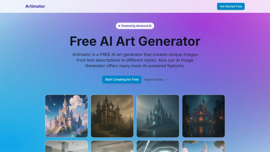 Artimator alternatives and competitors