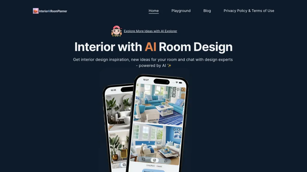 Interior Room Planner website