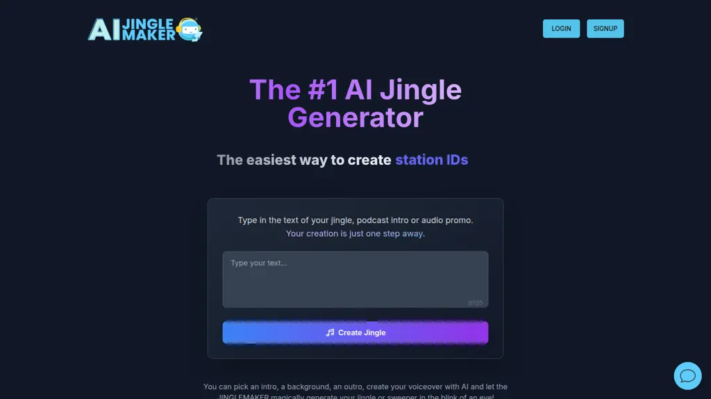 AI Jingle Maker AI tool screenshot