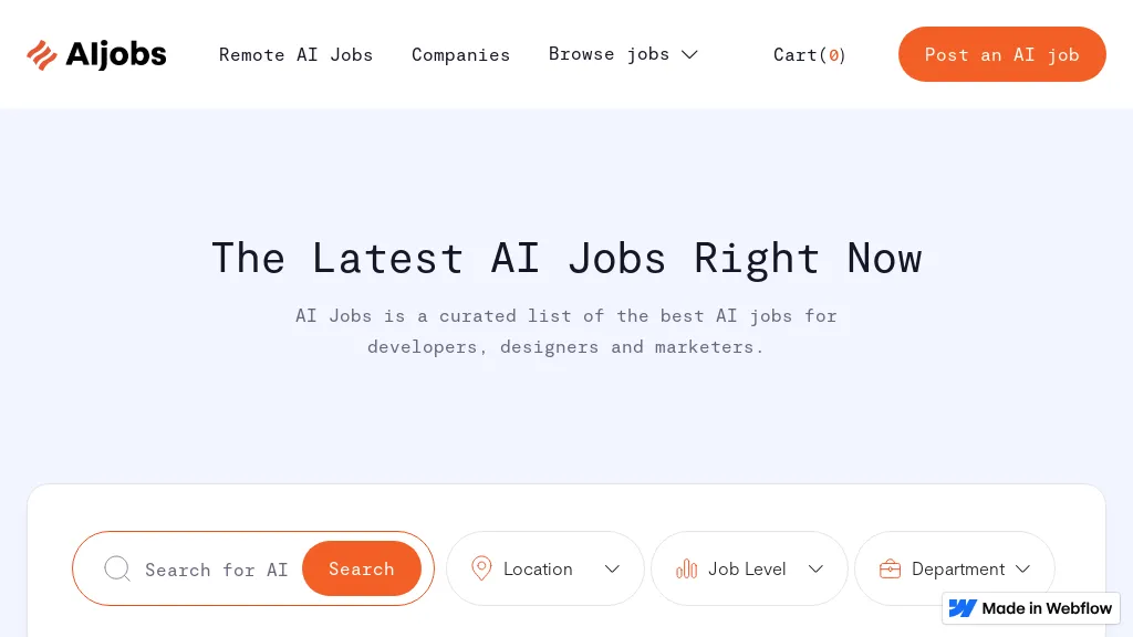 AI Jobs website