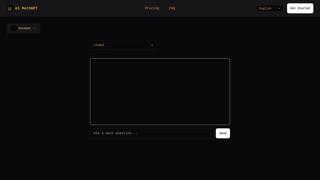AI MathGPT website