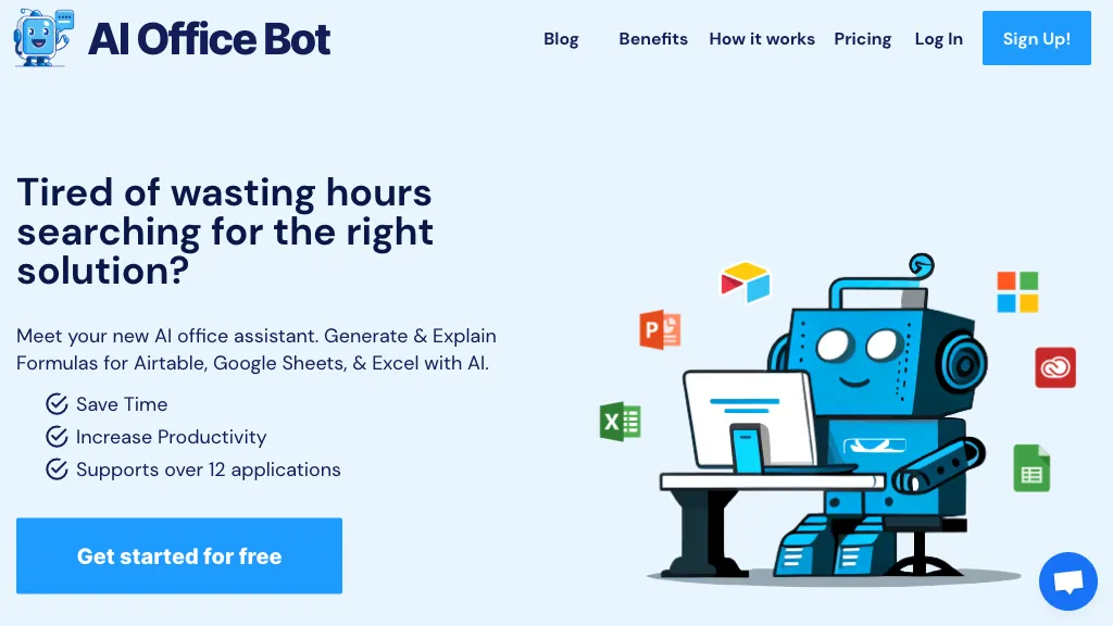 AI Office Bot website