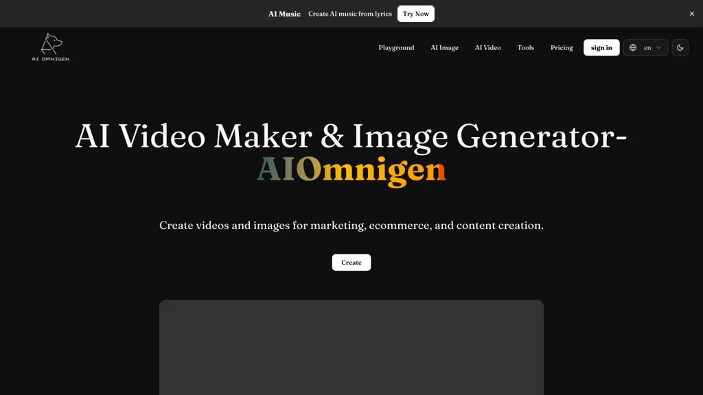 AI Omnigen AI tool screenshot