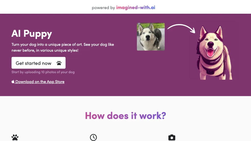 AI Puppy website