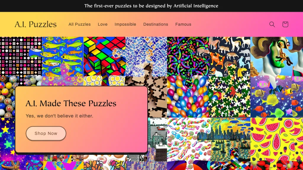 AI Puzzles website