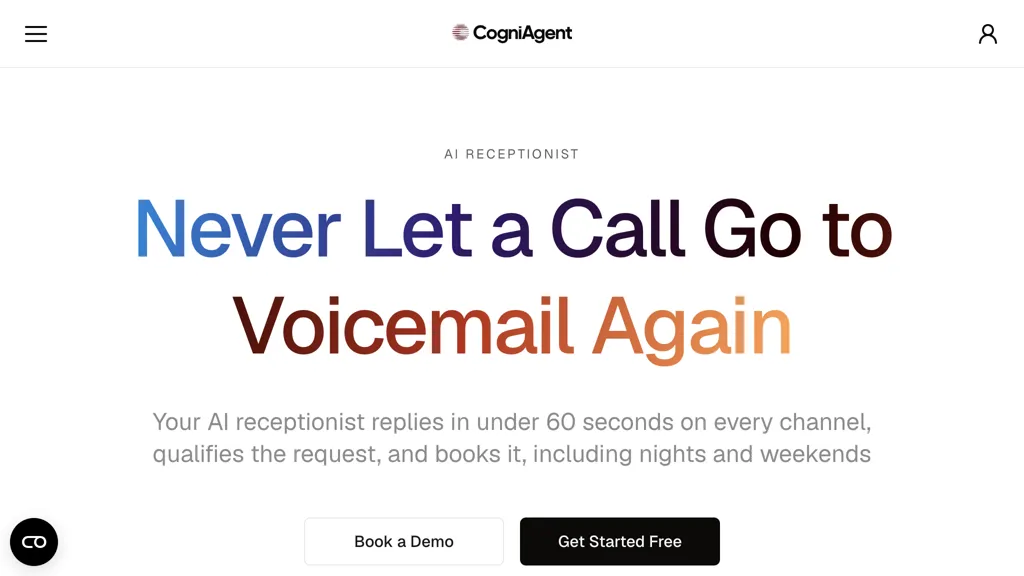 AI Receptionist by CogniAgent  screenshot