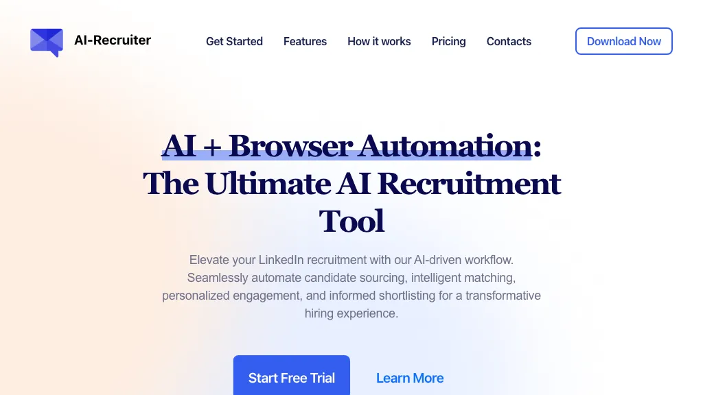 AI Recruiter website