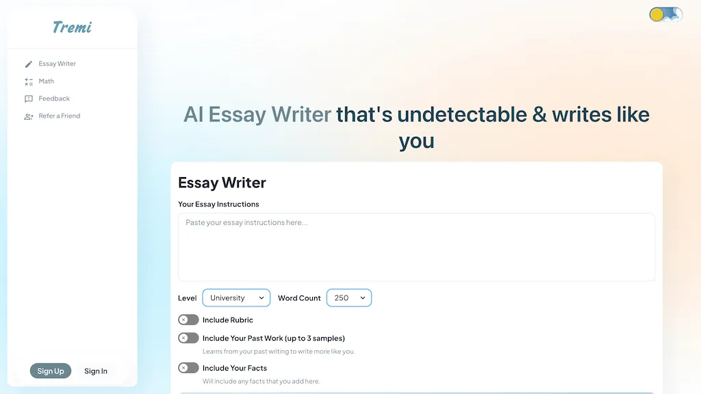 AI School Solutions AI tool screenshot