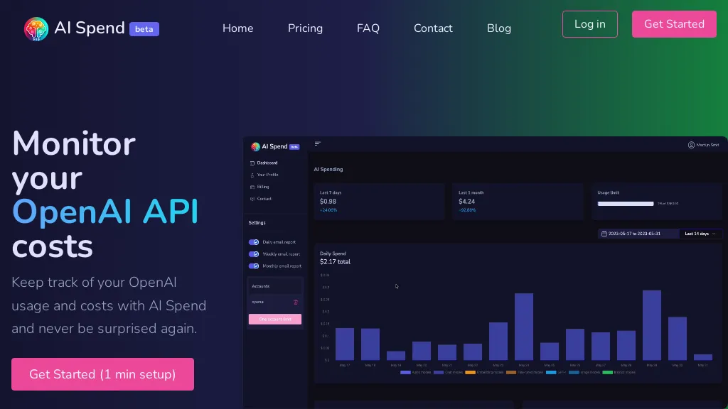 AI Spend website