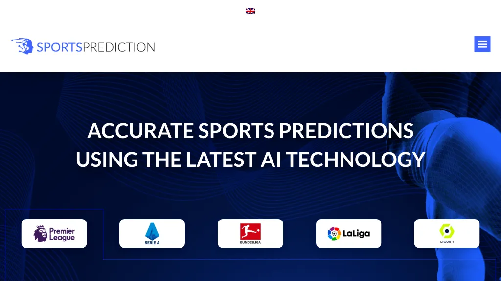 AI Sports Prediction website