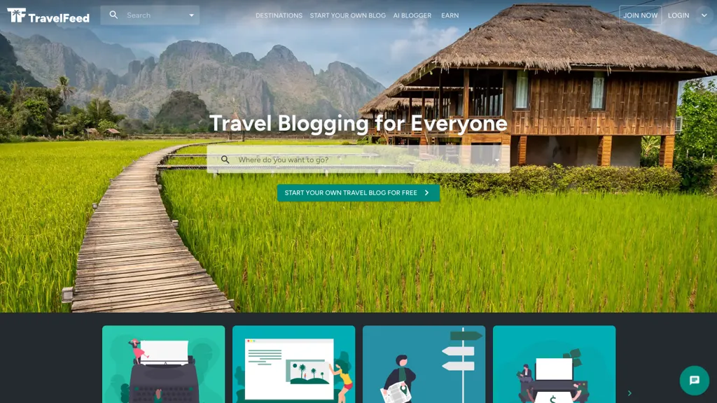 Travelfeed website