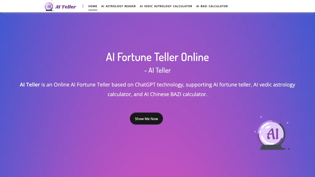AI Teller website