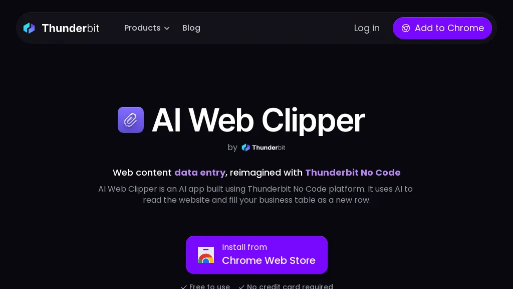 AI Web Clipper website
