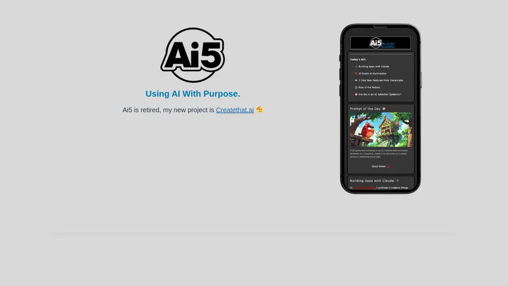 Ai5 website