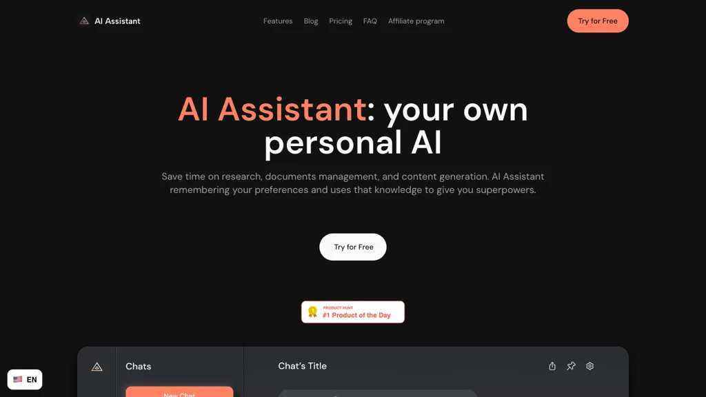 AIAssistant website