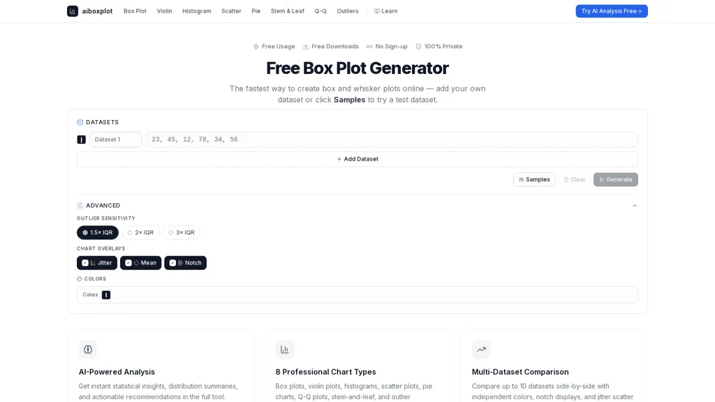aiboxplot screenshot