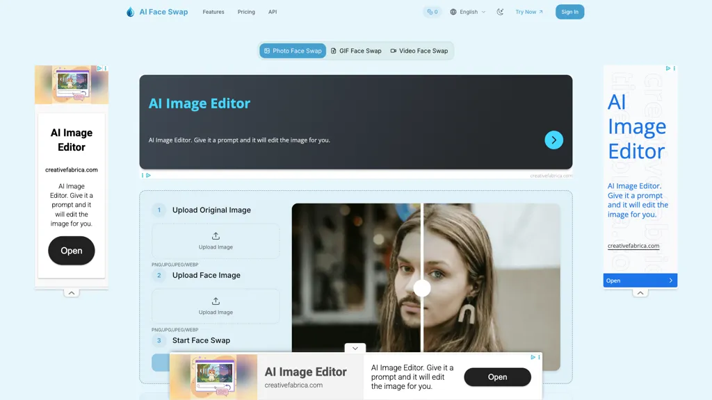 AIFaceSwap.app AI tool screenshot