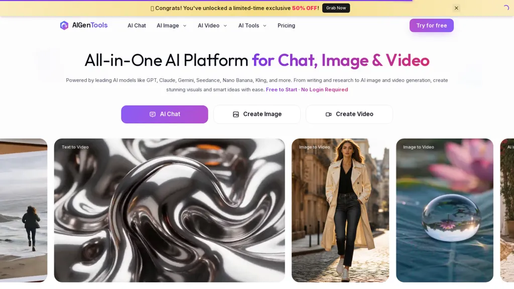 AIGenTools AI tool screenshot