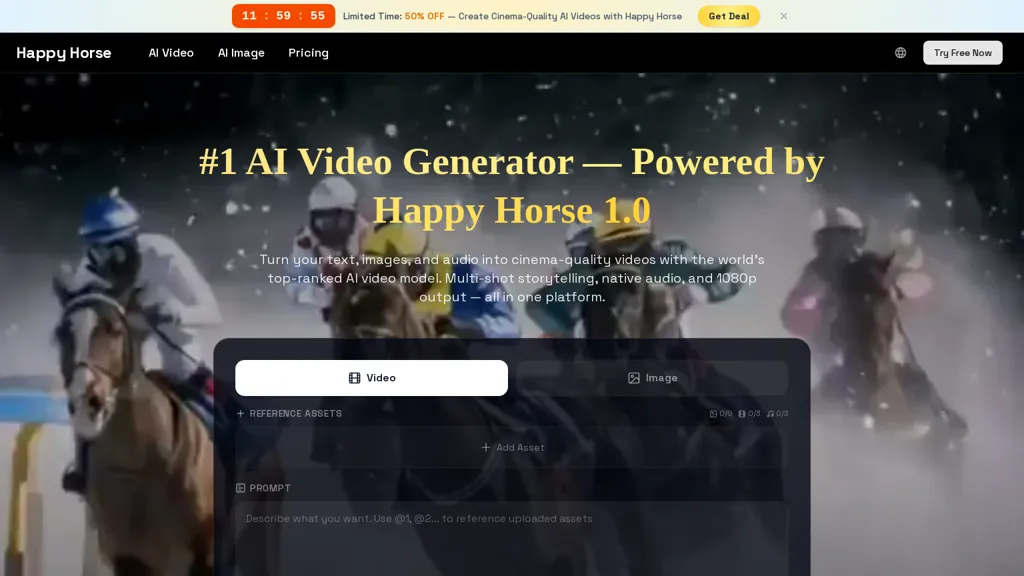 aihappyhorse.ai AI tool screenshot