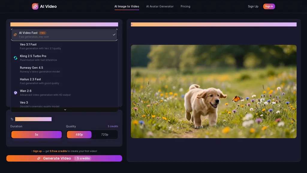 AIImagetoVideo.video alternatives and competitors
