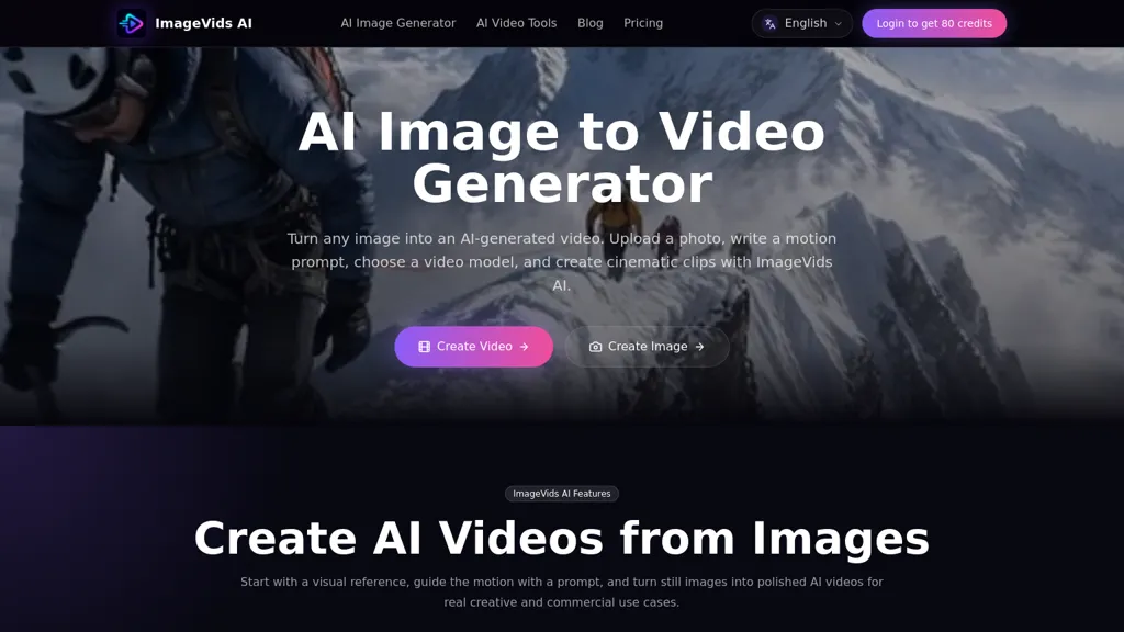 ImageVids AI screenshot
