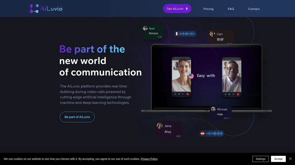 AiLuvio website